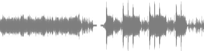 Original quiet audio waveform