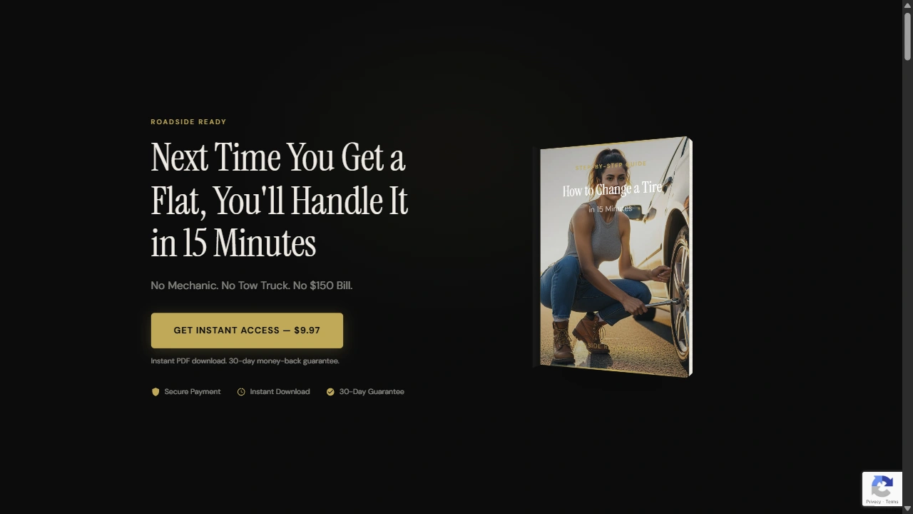Tire Guide landing page